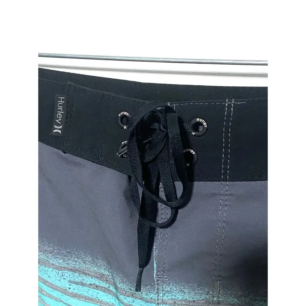 Hurley Phantom Overspray Swim Board Shorts Men 36 Summer Beach Surf Vacation Y2K